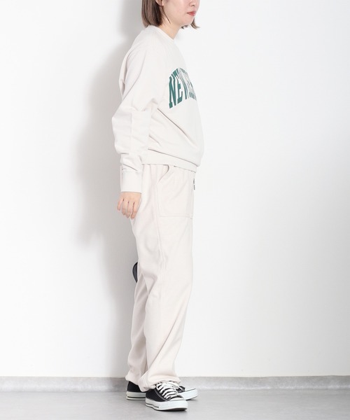 cepo（セポ）の「ツイルジャージーイージーパンツ（その他パンツ・レディース・チャコール/グレー/オフホワイト・M）」の11枚目の写真