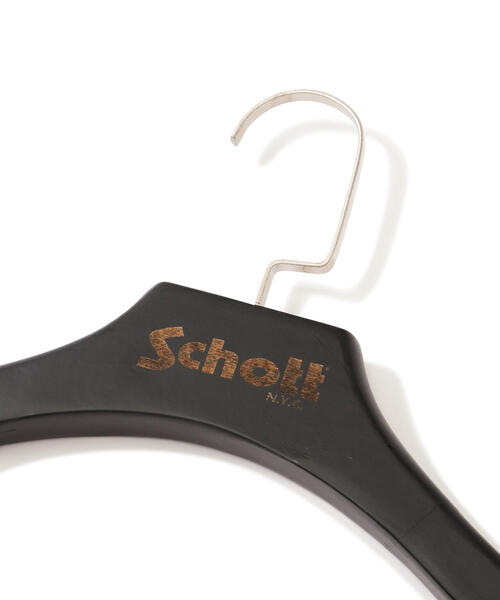 schott（ショット）の「Schott/ショット/WOODEN HANGER/ウッドハンガー（その他雑貨・メンズ・ブラウン/ブラック・F）」の5枚目の写真