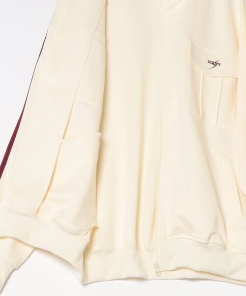 【セール】【Soupy Soupy】sleeve line one point logo track jacket/袖ライン ワンポイント 刺繍 トラックジャケット（ジャージ）｜おしゃれスタ（オシャレスタ）