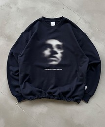 DRAWCODE GRAPHIC FACE SWEAT/ドローコードグラフィックフェイススウェット