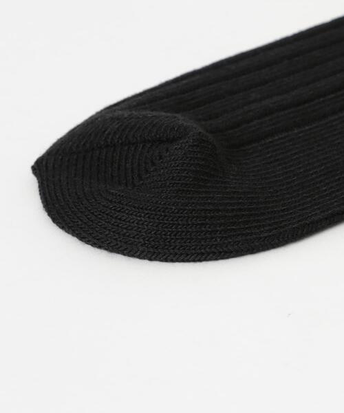 URBAN RESEARCH(アーバンリサーチ)の「『UR TECH』ワイドリブ刺しゅうソックス(ソックス/靴下・メンズ・グリーン/チャコールグレー/ブラック・25-28)」の7枚目の写真