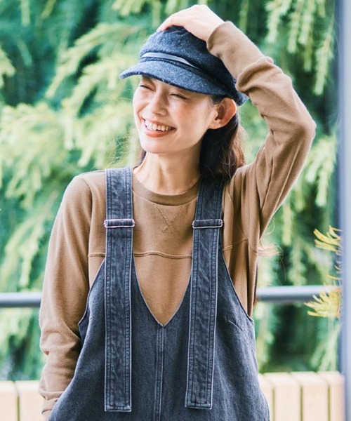 and myera（アンド マイラ）の「ａｎｄ　ｍｙｅｒａ　素敵なトレーナー（スウェット・レディース・ブラウン/ネイビー/ブラック・L/M/S）」の2枚目の写真