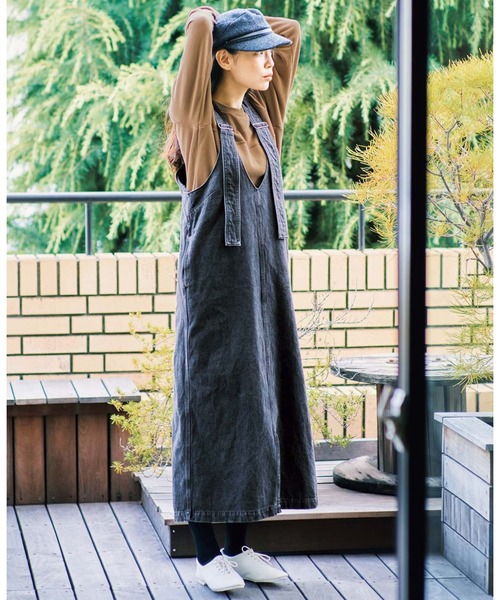 and myera（アンド マイラ）の「ａｎｄ　ｍｙｅｒａ　素敵なトレーナー（スウェット・レディース・ブラウン/ネイビー/ブラック・L/M/S）」の17枚目の写真
