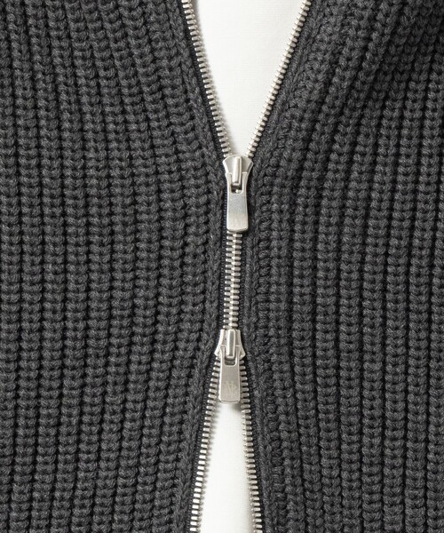 BATONER（バトナー）の「【BATONER/バトナー】SIGNATURE DRIVERS KNIT（ニット/セーター・メンズ・ダークグレー/ブラック・1/2）」の18枚目の写真