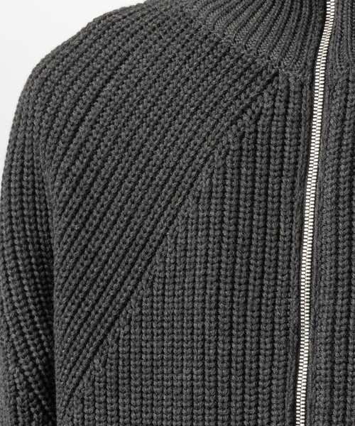 BATONER（バトナー）の「【BATONER/バトナー】SIGNATURE DRIVERS KNIT（ニット/セーター・メンズ・ダークグレー/ブラック・1/2）」の19枚目の写真