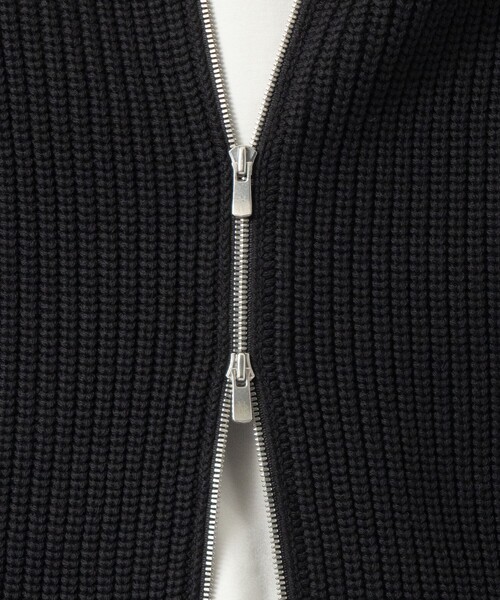BATONER（バトナー）の「【BATONER/バトナー】SIGNATURE DRIVERS KNIT（ニット/セーター・メンズ・ダークグレー/ブラック・1/2）」の5枚目の写真