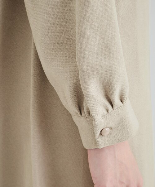 DRESKIP（ドレスキップ）の「◆【S-LL】大人の甘めコーデに お袖フリルワンピース（ワンピース・レディース・ブラウン系その他/ブラック/ベージュ・04/02/03/01）」の22枚目の写真