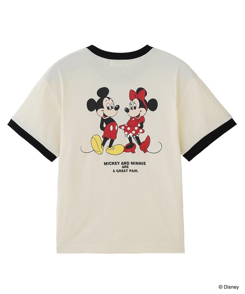 MICKEY AND MINNIE / RINGER S/S TEE（Tシャツ/カットソー）｜Disney（ディズニー） 6,600円