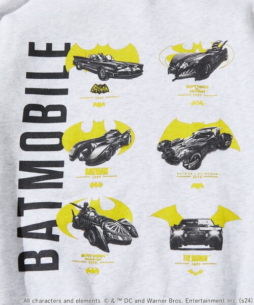 FREAK'S STORE（フリークスストア）の「SCREENSTARS/スクリーンスターズ バットマン BATMOBIILE SWEAT/プリント クルーネック スウェット（スウェット・メンズ・ライトグレー/チャコールグレー・LARGE/MEDIUM）」の7枚目の写真