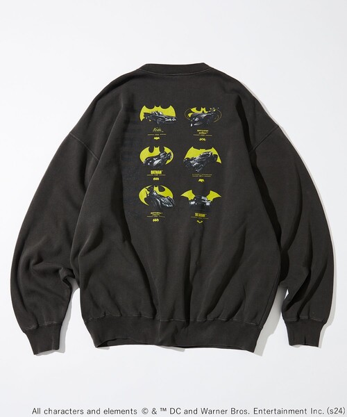 FREAK'S STORE（フリークスストア）の「SCREENSTARS/スクリーンスターズ バットマン BATMOBIILE SWEAT/プリント クルーネック スウェット（スウェット・メンズ・ライトグレー/チャコールグレー・LARGE/MEDIUM）」の13枚目の写真