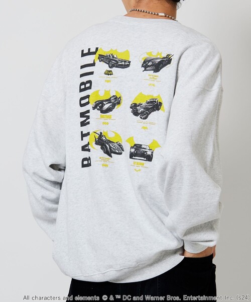 FREAK'S STORE（フリークスストア）の「SCREENSTARS/スクリーンスターズ バットマン BATMOBIILE SWEAT/プリント クルーネック スウェット（スウェット・メンズ・ライトグレー/チャコールグレー・LARGE/MEDIUM）」の19枚目の写真