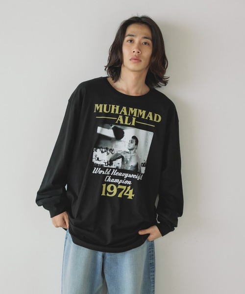 セール】M.Ali_Men's L/S T-shirts 長袖Tシャツ ロンT（Tシャツ