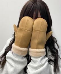 WEGO | WEGO/フェイクムートンミトングローブ(手袋)