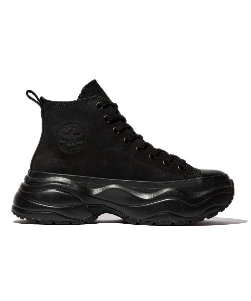 CONVERSE(コンバース)の「CONVERSE LEATHER ALL STAR (R) SURGETRAINER HI(コンバース レザー オールスター (R) サージトレーナー HI)(スニーカー・メンズ・ブラック系・23cm/23.5cm/24cm/24.5cm/25.5cm/26cm/25cm/26.5cm/28cm/29cm)」の3枚目の写真