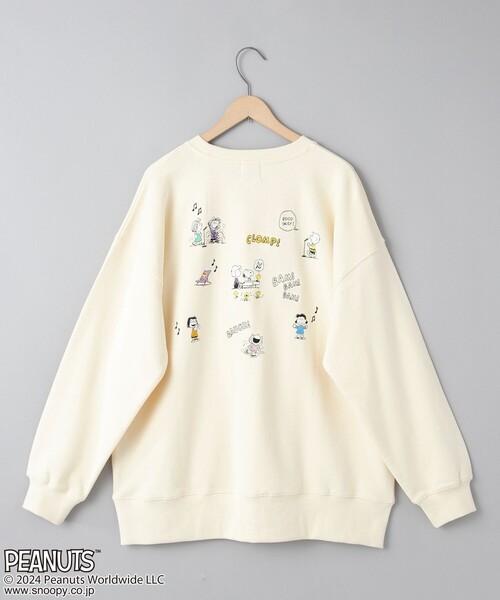 coen(コーエン)の「PEANUTS(ピーナッツ)×coen 裏毛クルーネックスウェット(Tシャツ/カットソー・レディース・ライトグレー/ダークグレー/ライトブルー/クリーム・M/L)」の22枚目の写真