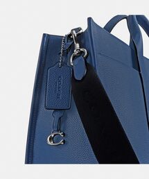 COACH ネイビー レザーウェスリー トートバッグ 公式】COACH – コーチ | ウェスリー トート
