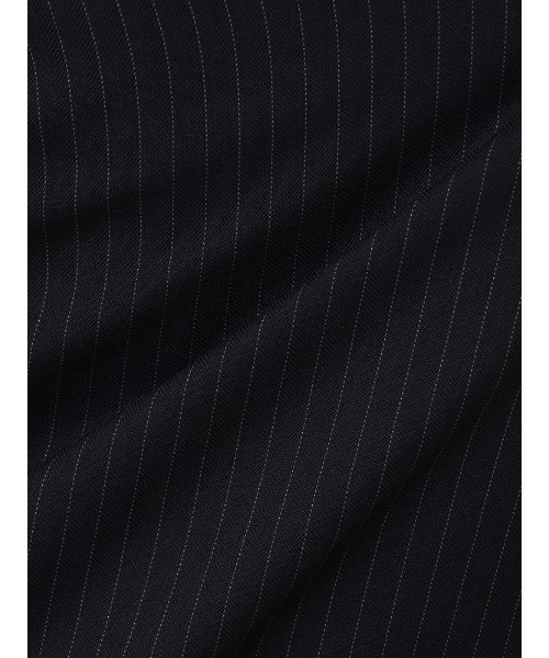 HARUYAMA（ハルヤマ）の「【ウォッシャブル】ポケット付タイトスカート ストレッチ ネイビー ストライプ 通年【レディース】（スーツスカート・レディース・ネイビー・5号/7号/9号/11号/13号/15号/17号）」の2枚目の写真