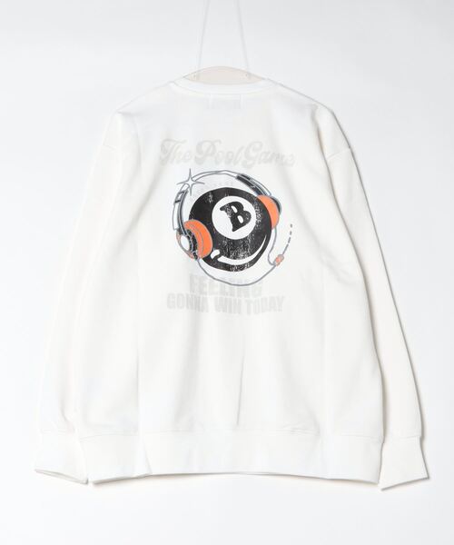 A.T,C in the attic homme(エーティーシーインジアティックオム)の「A.T,C in the attic homme ビリヤードヘッドホンイラスト トレーナー(スウェット・メンズ・ブラック/ホワイト・L/M)」の12枚目の写真