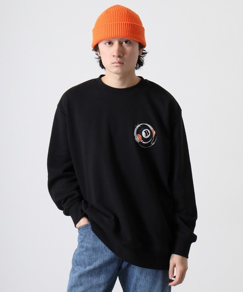 A.T,C in the attic homme(エーティーシーインジアティックオム)の「A.T,C in the attic homme ビリヤードヘッドホンイラスト トレーナー(スウェット・メンズ・ブラック/ホワイト・L/M)」の6枚目の写真