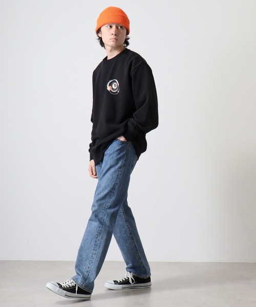 A.T,C in the attic homme(エーティーシーインジアティックオム)の「A.T,C in the attic homme ビリヤードヘッドホンイラスト トレーナー(スウェット・メンズ・ブラック/ホワイト・L/M)」の10枚目の写真