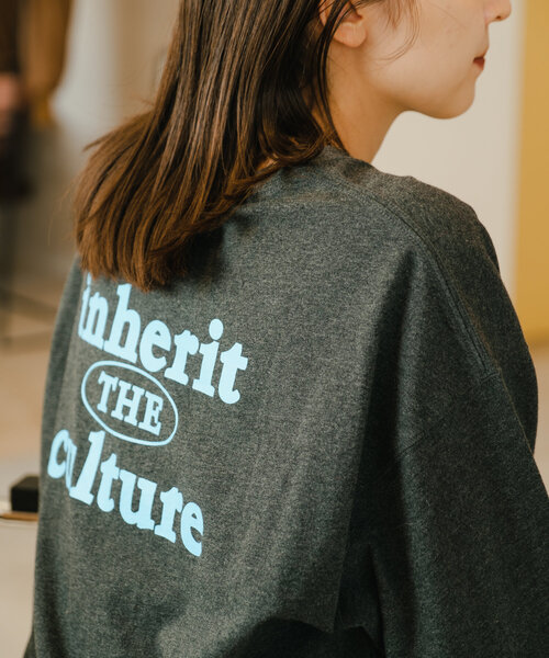 Kastane（カスタネ）の「*PHOTOロンTEE（Tシャツ/カットソー・レディース・チャコールグレー/ホワイト・FREE）」の6枚目の写真