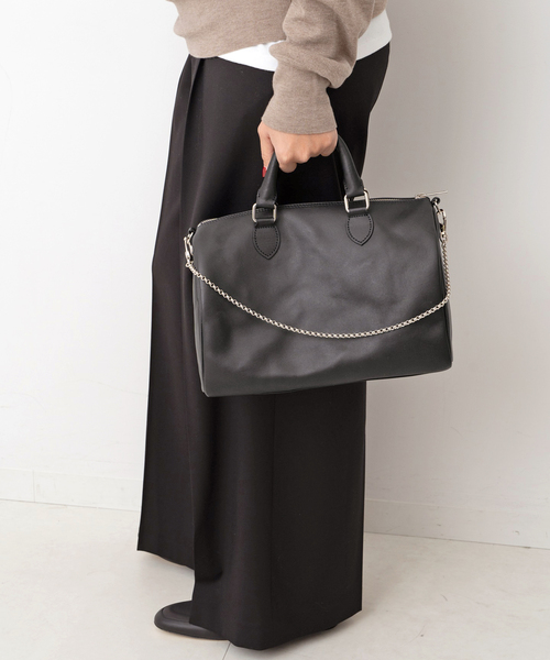 sita parantica（シータパランティカ）の「【SITA PARANTICA/シータパランティカ 】 チェーンボストンバッグ（ボストンバッグ・レディース・ブラック・FREE）」の5枚目の写真