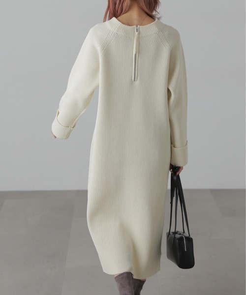 FREE'S MART(フリーズマート)の「前後2wayニットワンピース(ワンピース・レディース・ホワイト/ブラック/ブルー・FREE)」の14枚目の写真