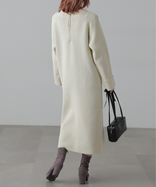 FREE'S MART(フリーズマート)の「前後2wayニットワンピース(ワンピース・レディース・ホワイト/ブラック/ブルー・FREE)」の19枚目の写真