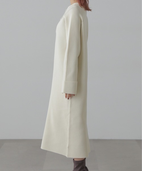 FREE'S MART(フリーズマート)の「前後2wayニットワンピース(ワンピース・レディース・ホワイト/ブラック/ブルー・FREE)」の21枚目の写真