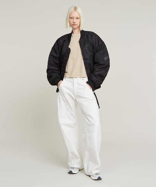 G-STAR（ジースター）の「BOWEY 3D EXTREME CARPENTER LOOSE JEANS/立体裁断カーブワイドルーズカーペンタージーンズ/L28（デニムパンツ・レディース・キナリ・25inch/24inch/27inch/26inch）」の6枚目の写真