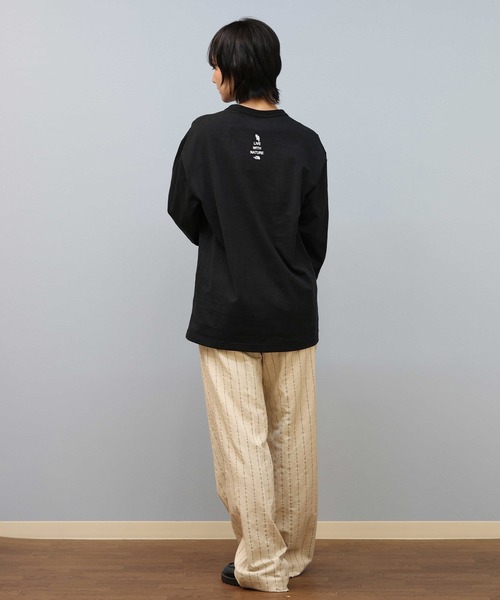 The North Face 長袖カットソーとパンツセット THE NORTH FACE セットアップ長袖シャツ パンツ ブラック M THE NORTH