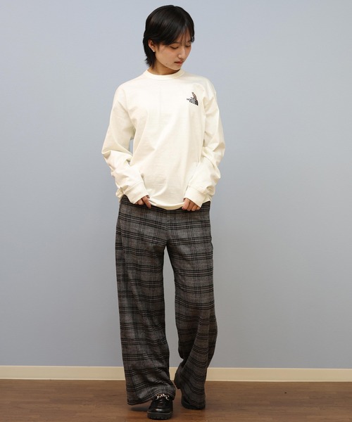 THE NORTH FACE(ザノースフェイス)の「THE NORTH FACE/ザ・ノース・フェイス ロンT/長袖ティシャツ カットソー NT32533(Tシャツ/カットソー・レディース・ホワイト/ブラック/ダークベージュ・L/M/S/XS)」の20枚目の写真