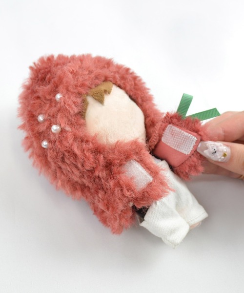 Ｏsosi Ａktarさん専用【超激レア】いちご帽子のぬいぐるみと巾着袋セット ToAlice】〈ぬいぐるみ用〉アニマル＆いちご帽子【50％OFF