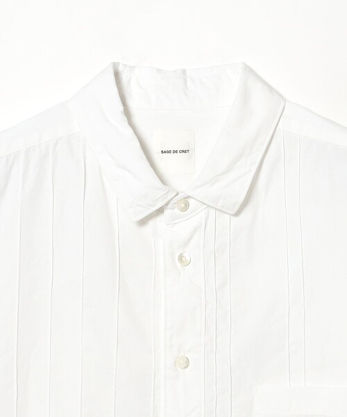 sage de cret（サージュデクレ）の「sage de cret / ピンタック PW Long Shirts（シャツ/ブラウス・メンズ・オフホワイト・S/M）」の3枚目の写真