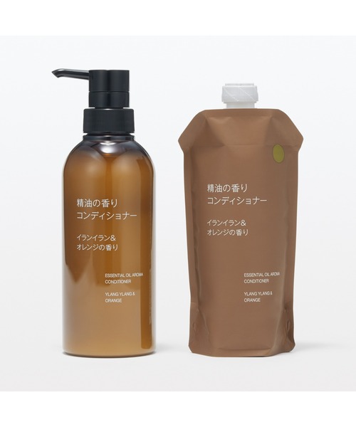 無印良品（ムジルシリョウヒン）の「精油の香り　コンディショナー　イランイラン＆オレンジの香り（詰替用）　３４０ｍＬ（コンディショナー・レディース・その他・FREE）」の4枚目の写真