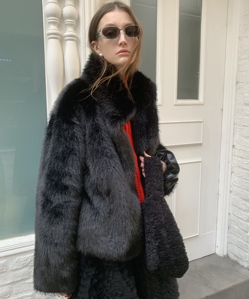 NEIGHBORHOOD ウールコート ブラウン グレー ツートン 撥水／ダウン／ライナー取り外し可能】インターレースヘリンボン