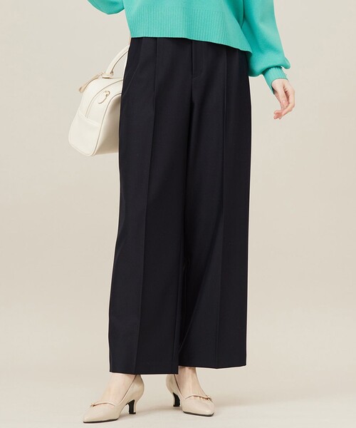 ANY SIS（エニィスィス）の「【洗える】褒めらレディ ワイドパンツ（その他パンツ・レディース・ライトグレー系6/ベージュ系/ピンク系/ネイビー系/ネイビー系6・1/2/3）」の4枚目の写真