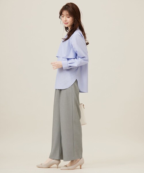 ANY SIS（エニィスィス）の「【洗える】褒めらレディ ワイドパンツ（その他パンツ・レディース・ライトグレー系6/ベージュ系/ピンク系/ネイビー系/ネイビー系6・1/2/3）」の17枚目の写真