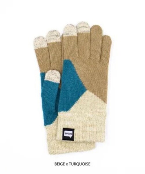 EVOLG（エヴォログ）の「【EVOLG/エヴォログ】LET2801 CRACKED ニットグローブ 手袋（手袋・メンズ・グレー系その他/ブラウン系その他/ブラック系その他3/ブルー系その他7・FREE）」の3枚目の写真