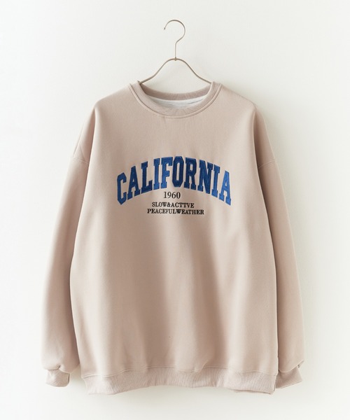ゆ*き様 NEIGHBORHOODカレッジロゴスウエット。 セール】オーバーサイズ カレッジロゴ リブスウェット