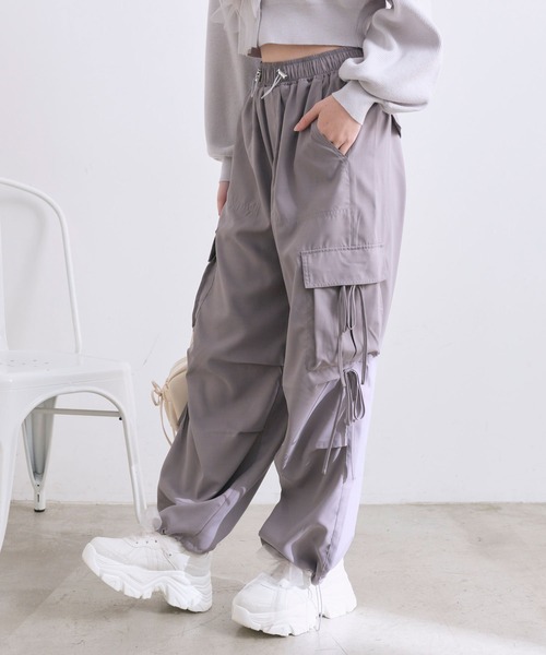 OLIVE des OLIVE ダブルリボンカーゴパンツ オリーブデオリーブ ロングセラー】ダブルリボンカーゴパンツ | OLIVE des OLIVE