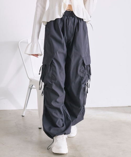 リボンカーゴパンツ セール】リボン付カーゴパンツ（カーゴパンツ）｜Honeys