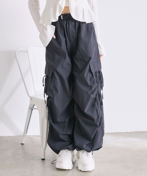 OLIVE des OLIVE(オリーブデオリーブ)の「ゆるたぽリボンカーゴパンツ(その他パンツ・レディース・オフホワイト/チャコールグレー/ピンク/その他/ネイビー・FREE)」の14枚目の写真