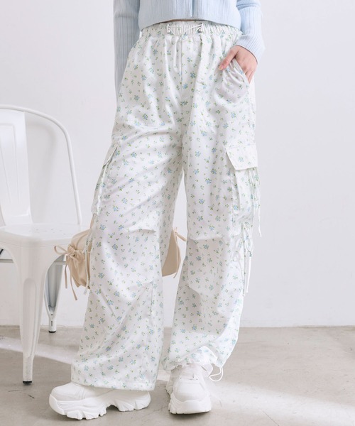 OLIVE des OLIVE(オリーブデオリーブ)の「ゆるたぽリボンカーゴパンツ(その他パンツ・レディース・オフホワイト/チャコールグレー/ピンク/その他/ネイビー・FREE)」の21枚目の写真