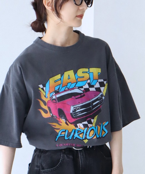 CORPUS SELECT(コーパストーキョー)の「ヴィンテージピグメント加工アソートデザイン 半袖Tシャツ(ユニバーサル・ワーナー・サンリオ)(Tシャツ/カットソー・メンズ・ブラック系その他/ブラック系その他2/ブラック系その他3/ブラック系/ブラック系1/ブラック系2/ブラック系3/ブラック系4/ブラック系6/ブラック系7/ブラック系8/ブラック系9/ブラック系5/ブラック系その他4/ブラック系その他6/ブラック系その他7/その他1/その他/ブラック系その他5・XL/L/M)」の13枚目の写真