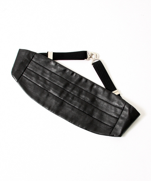 5351 POUR LES HOMMES（ゴーサンゴーイチプールオム）の「シープレザーカマーバンド（バンダナ/スカーフ・メンズ・ブラック・FREE）」の3枚目の写真