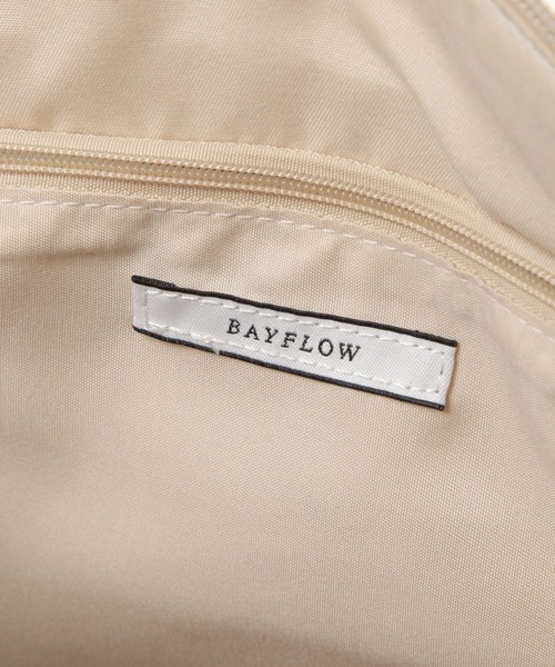 BAYFLOW（ベイフロー）の「[長さ調整可能]ラメコードハーフムーンショルダー（ショルダーバッグ・レディース・ブラック/ライトベージュ・FREE）」の19枚目の写真