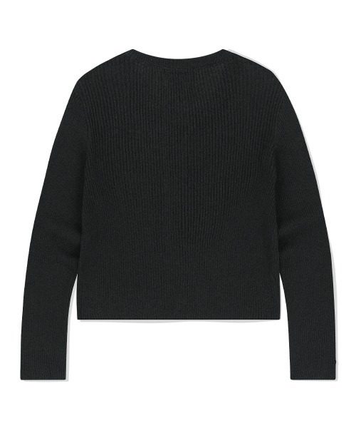 MAHAGRID(マハグリッド)の「『mahagrid/マハグリッド』 HAND STITCH CROP CARDIGAN/ハンドステッチクロップカーディガン(カーディガン/ボレロ・レディース・グレー/ブラック・FREE)」の13枚目の写真