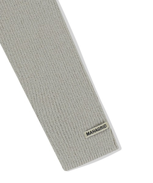 MAHAGRID(マハグリッド)の「『mahagrid/マハグリッド』 HAND STITCH CROP CARDIGAN/ハンドステッチクロップカーディガン(カーディガン/ボレロ・レディース・グレー/ブラック・FREE)」の12枚目の写真