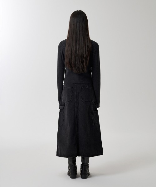 mahagrid/マハグリッド』 HAND STITCH CROP CARDIGAN/ハンド